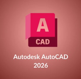 Autodesk AutoCAD 2026 (1 user, 1 jaar)